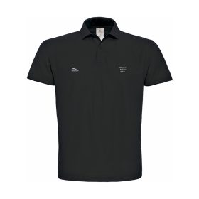 Férfi fekete póló ezüst Jaguar Club hímzéssel