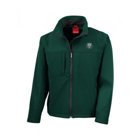   Jaguar klub softshell kabát zöld férfi fazon ezüst hímzéssel