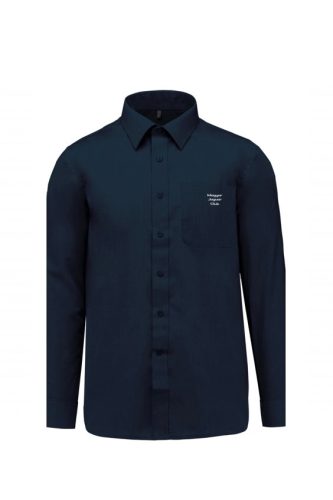 Férfi sötétkék ing ezüst Jaguar Club hímzéssel - Navy blue