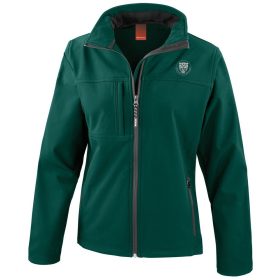   Jaguar klub softshell kabát zöld női fazon ezüst hímzéssel