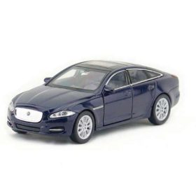   Jaguar XJ (2010) modell 1:42 X351 makett  sötétkék - majdnem fekete
