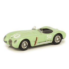   Jaguar C-Type 1:43 makett - Profi kivitelű Atlas modell #50 GP Reims 1952 Stirling Moss 