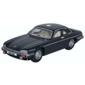 Jaguar XJS fekete modell 1:76 makett Oxford Diecast