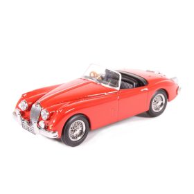   Jaguar XK150 Roadster Carmen Red, piros 1:43 makett - Profi kivitelű Oxford Diecast modell