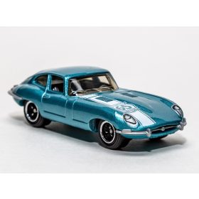   Jaguar E-Type modell - Coupe makett csomagolás nélkül 1:64 szürke