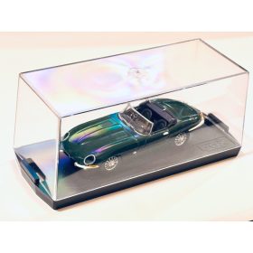 Jaguar E-Type cabrio - plexi dobozban 1:43 sötétzöld