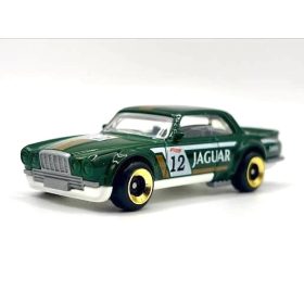   Jaguar XJ C V12 1:64 Hot Wheels modell zöld - Coupe, azaz ritka kétajtós modell